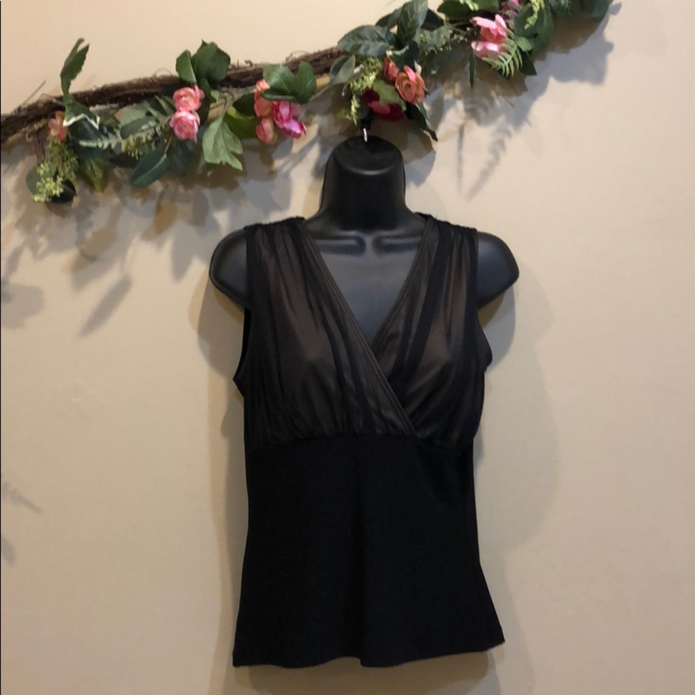 White House Black Market Mesh Tank Top